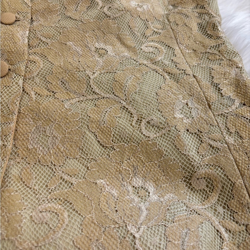 Vintage Made in Italy Vest Lace Size Large - Picture 12 of 12